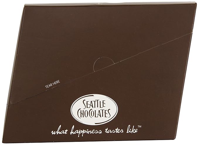 Seattle Chocolates Bar Orange Appeal 2.5-Ounce (Pack of 12)