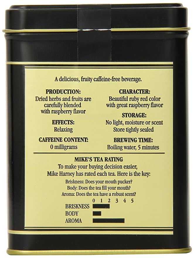 Harney &amp Sons Raspberry Herbal | 8 Oz Loose Leaf Tea
