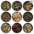 Heavenly Tea Leaves Organic Wellness Tea Sampler (Approx. 90 Cups of Tea) 9 Assorted Loose Leaf Teas &amp Herbal Tisanes - Great Hot or Iced High &amp No Caffeine Teas Gift Ideas for Her