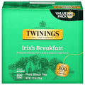 Twinings Irish Breakfast Black Tea Individually Wrapped Bags 100 Count (Pack of 1) Flavourful Bold and Robust Caffeinated Enjoy Hot or Iced 100 Teabags