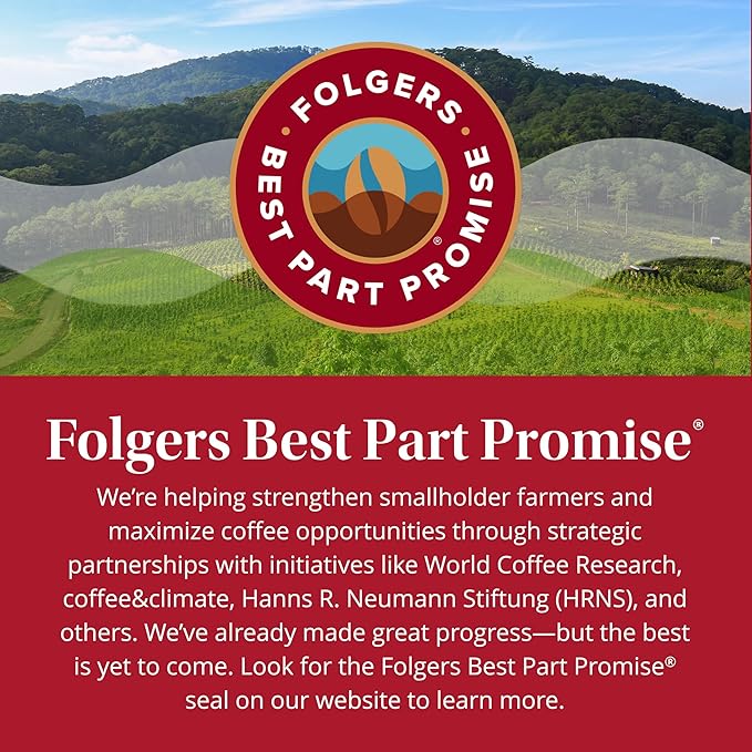 Folgers Half-Caff Medium Roast Coffee 72 Keurig K-Cup Pods