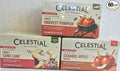 Celestial Seasonings Holiday Bundle 60 Bags 1) Caramel Apple Dream 2) Candy Cane Lane 3) Sweet Harvest Pumkin
