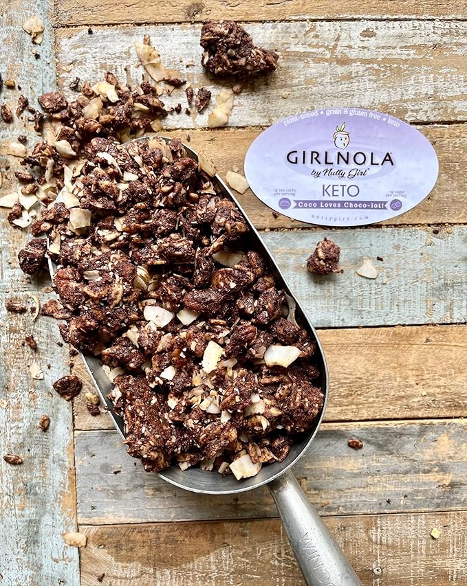 Low Sugar Low Carb Granola Cereal | Coco Loves Choco-Lot | 6 Pack | Nutty Girl Keto Girlnola®