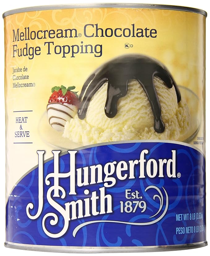J. Hungerford Smith Fudge Topping Mellocream Chocolate 8 Pound