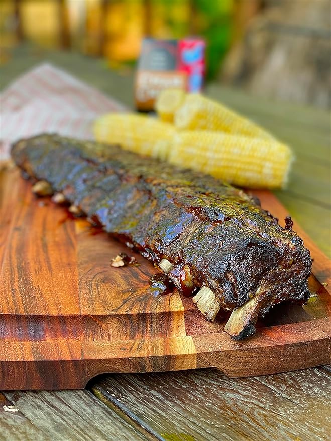 Char Crust Dry-Rub Seasonings All American Barbecue | All-in-one seasonings | Perfect for Ribs Chicken Pork Burgers Wings | Signature Crust that Seals in the Juices 22 oz