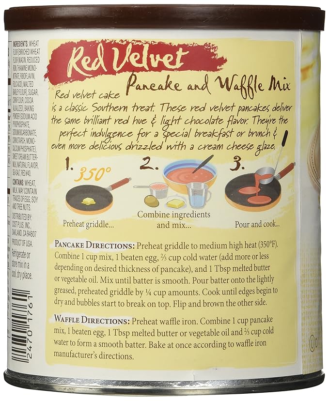 My Favorite Red Velvet Pancake Mix 16 Oz