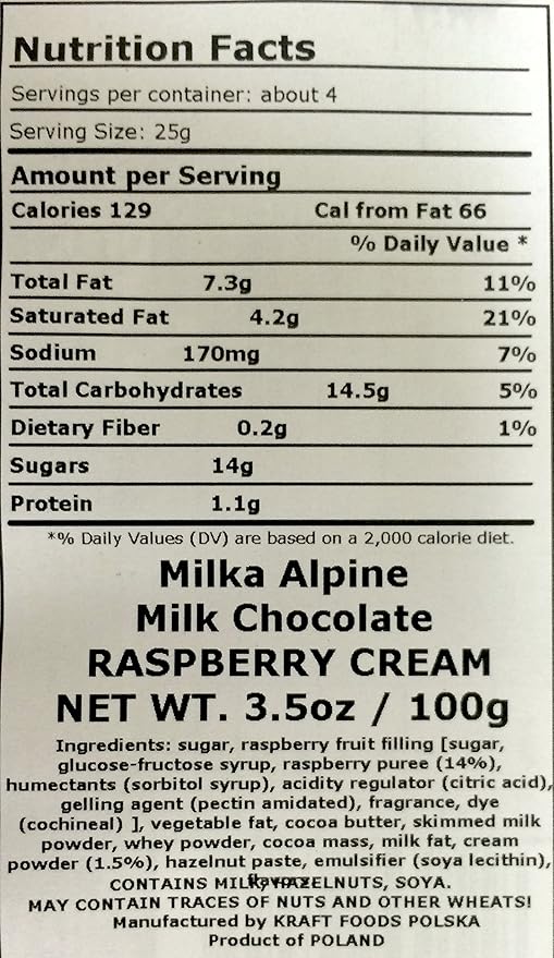 Milka Raspberry 35.2 Ounce