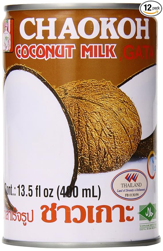Chaokoh Coconut Milk 13.5 Fluid Ounce (Pack of 12)