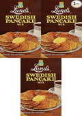 Lunds Pancake Mix Swedish 12 Oz Pack of 3
