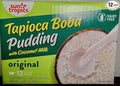 Sun Tropics Tapioca Pudding Boba Pudding with Coconut Milk Dairy Free Pudding | Gluten FreeNon-GMO | Ready-to-Eat Pudding Cups - ORIGINAL 12 cups (4oz-113g per cup)