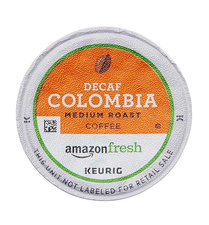 AmazonFresh 80 Ct. K-Cups Decaf Colombia Medium Roast Keurig K-Cup Brewer Compatible