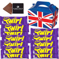 Cadbury Twirl 43g - 12 FULL SIZE 43g bars of delicious Cadbury Chocolate in a Unique Gift Box with a Global Treats Choc