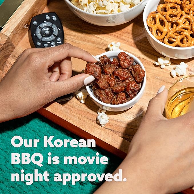 Golden Island Korean BBQ Variety Pack - (15 Pack) 8 Pork Snack Bites and 7 Pork Jerky - Korean Barbecue Protein Snacks - Up to 8g Protein per Serving - Gluten Free