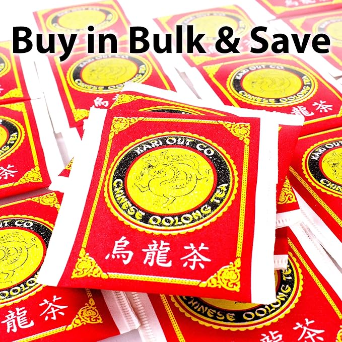 Authentic Restaurant-Grade Oolong Tea Bags Premium Chinese Tea Sachets for Hot or Iced Caffeinated Drinks Semi-Fermented Drink for Detox Health Diet and Energy 9.3 Ounce (Pack of 150).