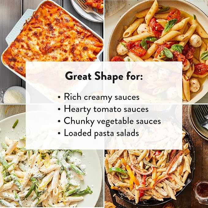DeLallo Gluten-Free Brown Rice Penne Pasta Non-GMO Made in Italy Kosher All Natural Tree-Nut Free12 oz Bag (4 Pack)