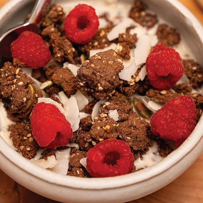 Julian Bakery® ProGranola® Cereal | Chocolate | 10g Protein | 11g Fiber | Paleo | 2 Net Carbs | Gluten-Free | Grain-Free | High Protein &amp High Fiber | 9oz (3 PACK)