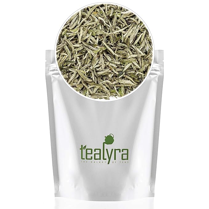 Tealyra - Imperial Yunnan Silver Needle - White Loose Leaf Tea - Top Chinese White Tea - Caffeine Level Low - 100g (3.5-ounce)