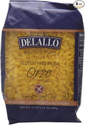 DeLallo - Gluten-Free Italian Orzo 12 oz. (Pack of 4)