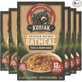 Kodiak Instant Oatmeal Packets Maple Brown Sugar High Protein100% Whole Grains 6 boxes with 6 packets each (36 packets total)