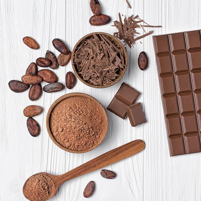 Yupik Organic Raw Cacao Beans 2.2 lb (35.2 oz) Pack of 6 Vegan GMO-Free Kosher Gluten-Free Dried Beans Fermented Unroasted No Sugar Added Perfect to Make Chocolate Source of Fiber &amp Ir