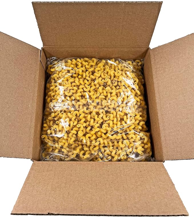 Cavatappi Pasta Noodles | 100% Durum Semolina Flour | by Dasher's Spice &amp Beans | 5 lb.