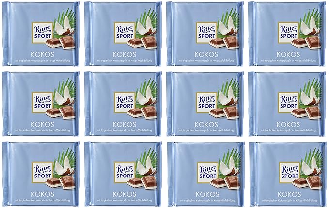 Ritter Sport Kokos3.52 Ounce (Pack of 12)