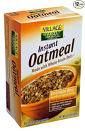 Sturm's Village Farm Instant Oatmeal Cinnamon Roll 10 Count 15.14-Ounce Boxes (Pack of 12)
