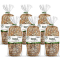 Dr. B's Wilbur Five Flour Multigrain Bread | 1g Net Carbs &amp 7g Protein | Low Calorie Vegan Sugar Free | Fresh Sliced Keto &amp Low Carb Bread Loaf (6 Pack (16 oz) Everything)