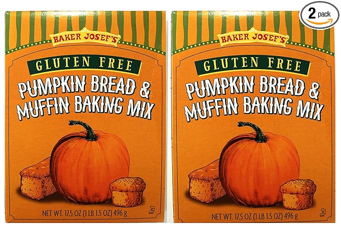 Trader Joe's GLUTEN FREE Pumpkin Bread &amp Muffin Baking Mix ( 2 PACK)