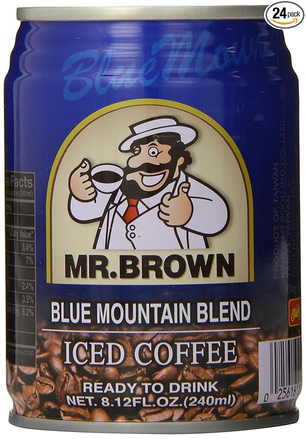 Mr. Brown Iced Coffee Blue Mountain 8.12 Ounce (Pack of 24)
