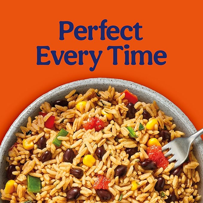 BEN'S ORIGINAL Street Food Bean &amp Rice Burrito Bowl Prepared Entrée Microwavable Heat-&amp-Eat Bowl in 90 Seconds 9 oz (Pack of 6)