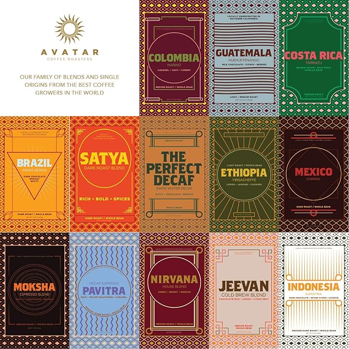 Avatar Coffee Roasters - Nirvana Blend - 12 Ounce - Whole Bean