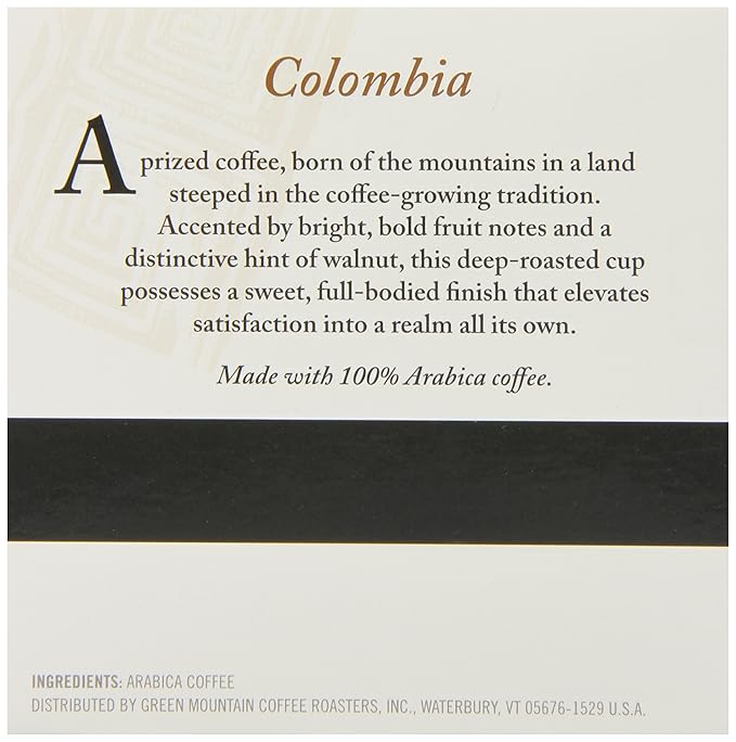 Barista Prima Coffeehouse Coffee Keurig K-Cups Colombia 72 Count