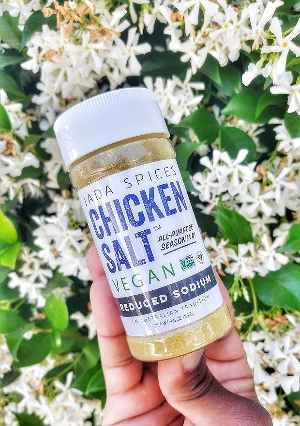 JADA Spices Chicken Salt Spice and Seasoning - Reduced Sodium Flavor 3PACK - Vegan Keto &amp Paleo Friendly - Perfect for Cooking BBQ Grilling Rubs Popcorn and more - Preservative &amp Additive