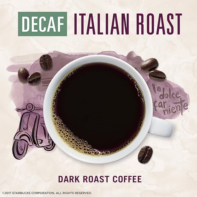 Starbucks VIA Instant Coffee Decaf Italian Roast 7 Count