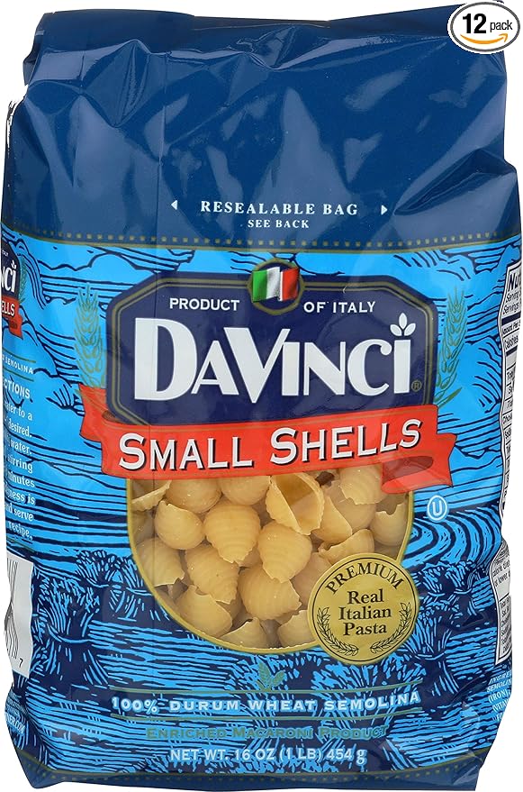DaVinci Small Shells 16-ounces (Pack of12)