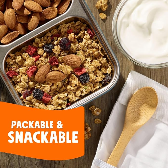 Bear Naked Granola Cereal Whole Grain Granola Breakfast Snacks Mega Pack Triple Berry Crunch (3 Bags)