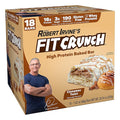 FITCRUNCH Snack Size Protein Bars 6-Layer Baked Bar 3g of Sugar &amp Soft Cake Core (18 Bars Cinnamon Twist)