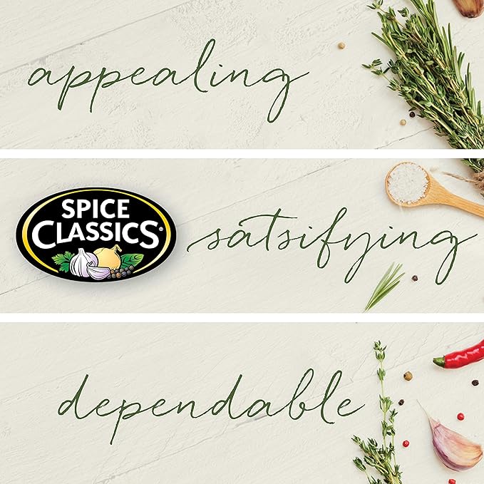 Spice Classics Au Jus Mix 6 lb - One 6 Pound Container of Au Jus Gravy Mix Best for Bulk Preparation Use to Heighten Flavor of Ribs French Dip Sandwiches Roast Beef and More