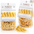 Gusta Rotini Fusilli Pasta - Premium Italian Pasta from Italy - Durum Wheat Semolina Organic Al Dente Pasta - Non-GMO &amp Gourmet Pasta - Family Owned Brand - 17.64oz / 500g (2 Pack)