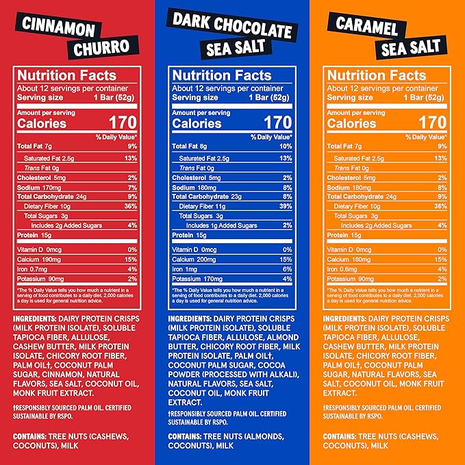 Wild Fox Protein Bars - Keto-Certified High Protein Snack with No Refined Sugar Great Taste 15g Protein and No Seed Oils Variety Pack