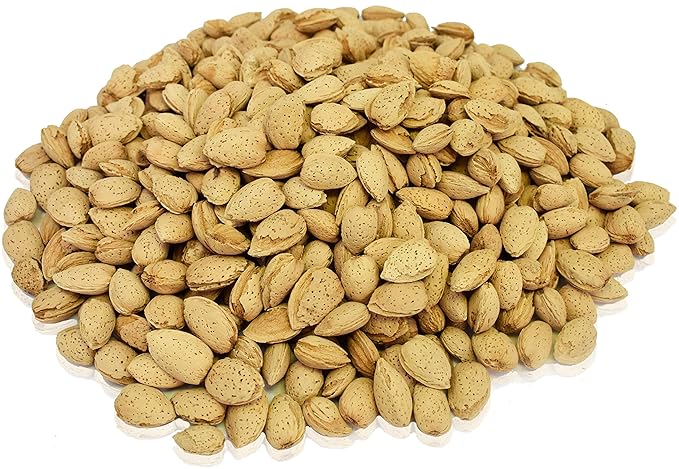 Anna and Sarah Almonds In Shell Raw Natural Whole Jumbo California Almonds in Resealable Bag 4 Lbs