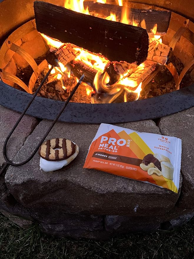 PROBAR - MEAL Bar S'Mores Non-GMO Gluten-Free Healthy Plant-Based Whole-Food Ingredients Natural Energy (12 Count)