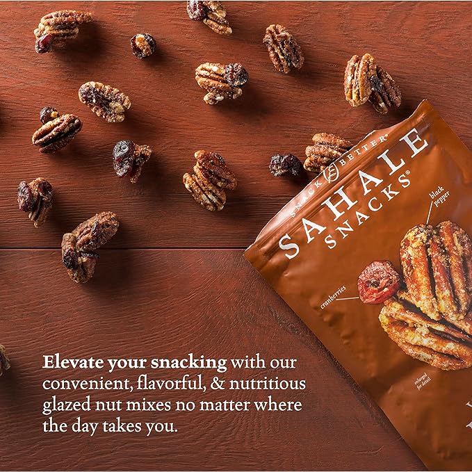 Sahale Snacks Valdosta Pecans Glazed Mix 4 Ounces (Pack of 6)