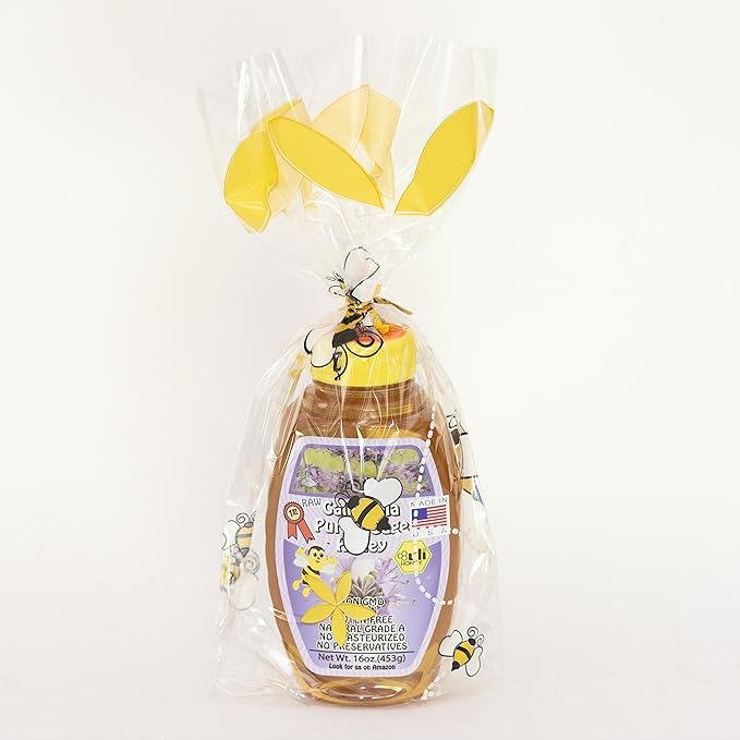 California Raw Purple Sage Honey 16 Oz. 1 Lb 453g Pure Natural Grade A Gift Wrapped