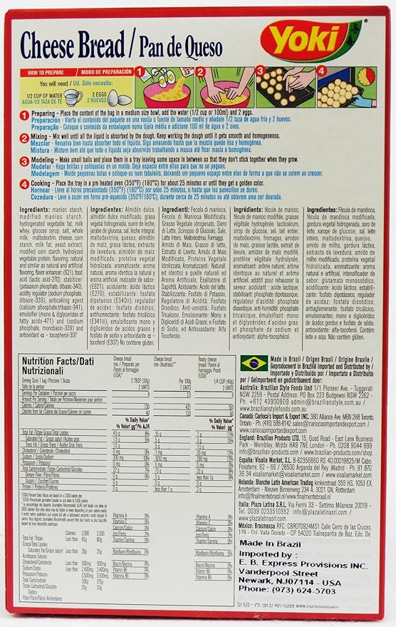 Yoki (Brex) Cheese Bread Mix 8.8-Ounce Units (Pack of 24)