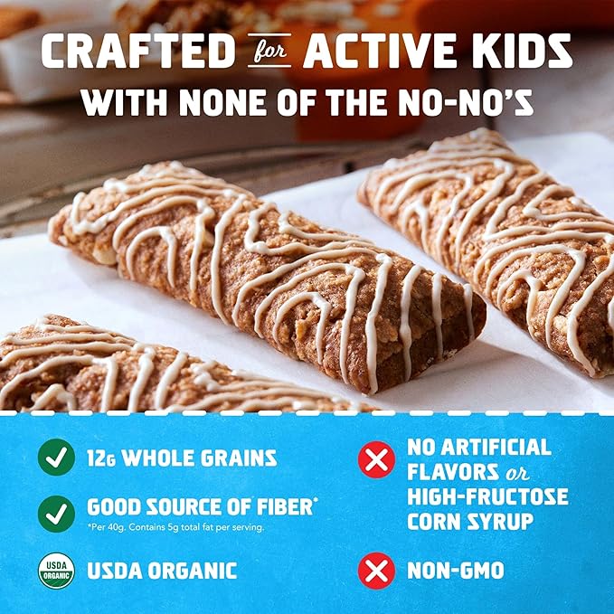 CLIFT Kid Zbar Protein Chocolate Mint Crispy Bars (15 Pack) &amp Zbar Iced Oatmeal Cookie Soft Baked Bars (18 Pack)