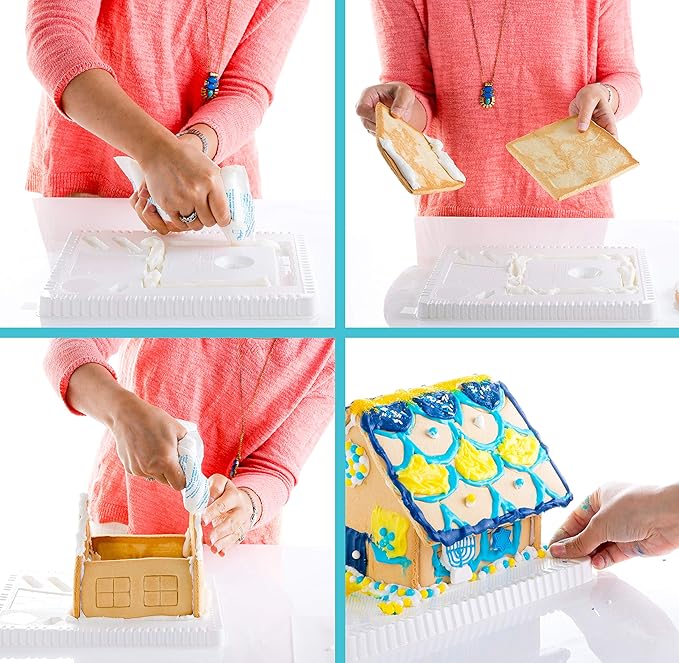 Manischewitz Chanukah DIY Baking Kits 2 Sets | Donut Mix | Chanukah House Decorating Kit | Hanukkah Family Fun Kits