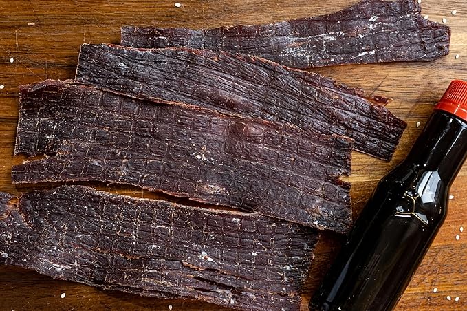Enjoy Teriyaki Beef Jerky 3 oz (Pack of 6) | Traditional Style | High Protein | Low Fat | Zero Trans Fat | No Preservatives | No MSG | No Nitrites | USA Made | Resealable Bags