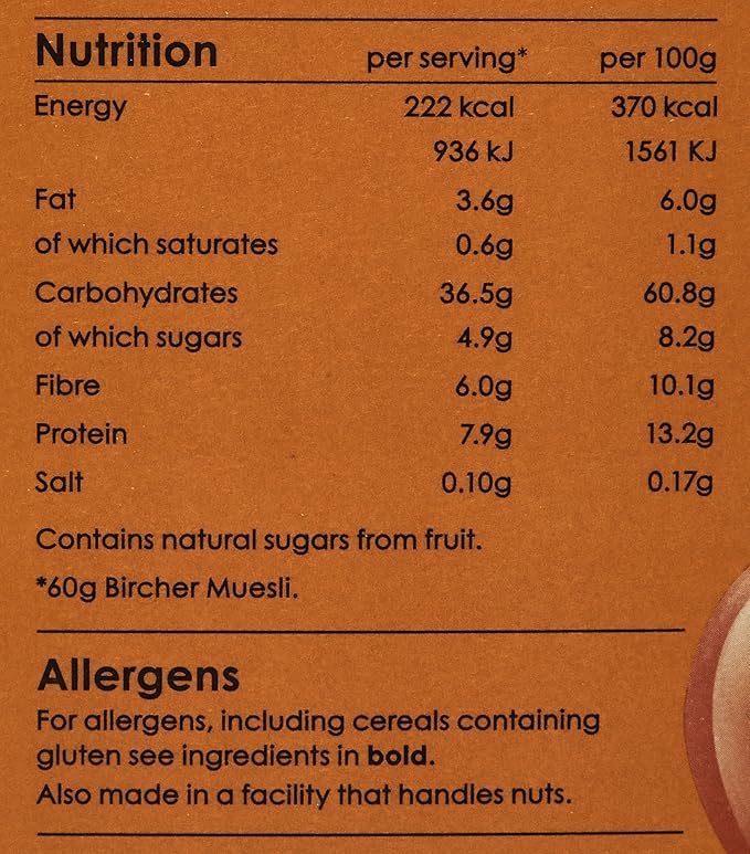RUDE HEALTH Bircher Muesli 450 GR